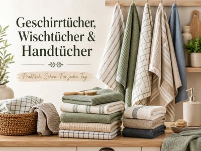 Geschirrtücher, Wischtücher, handtücher