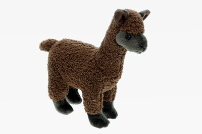 Alpaka 22 cm Plüsch  naTierliche Geschenke , Kuscheltier , Plüschtier - Stofftier -1 Stück