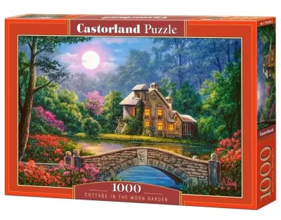 Castorland Puzzle 1000 Teile C-104208-2 Cottage in the Moon Garden