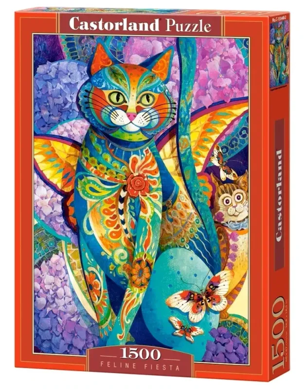 Castorland Puzzle 1500 Teile C-151448-2 Feline Fiesta