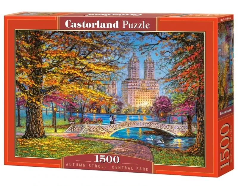 Castorland Puzzle 1500 Teile C-151844-2 Autumn Stroll, Central Park