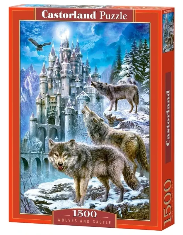 Castorland Puzzle 1500 Teile C-151141-2 Wolves and Castle