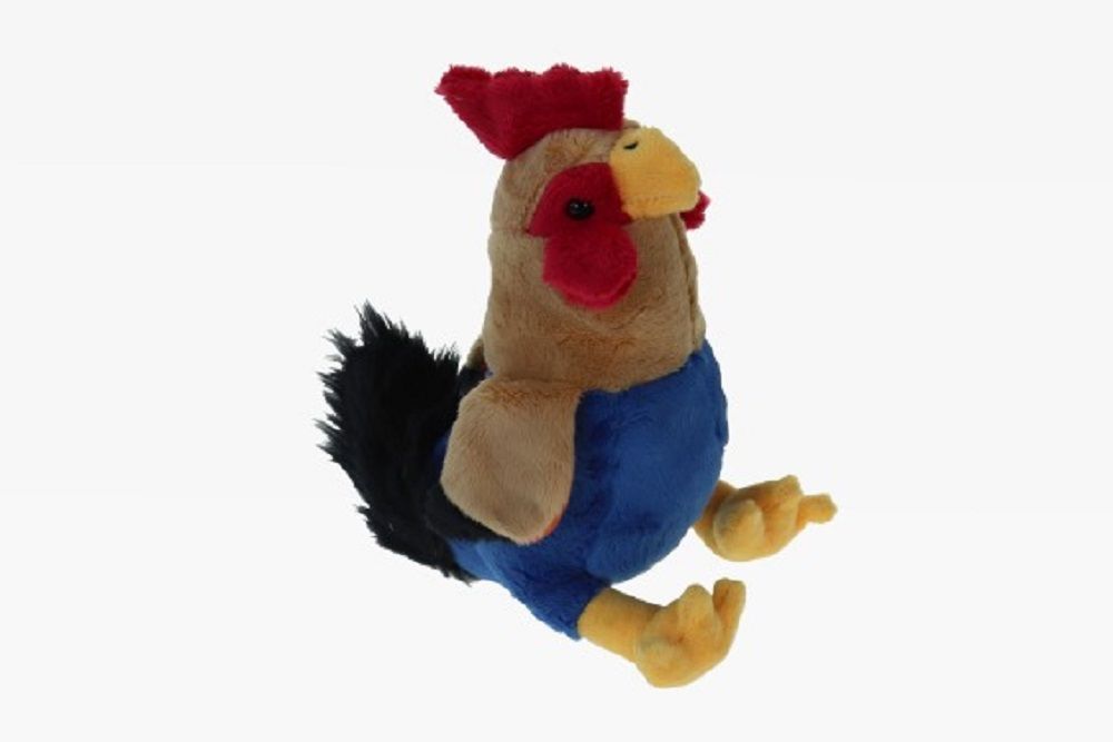 Cornelissen - Kuscheltier Hahn -Huhn (ca. 16–20 cm), VogelPlüschtier  - Tierliche Geschenke,  Stofftier