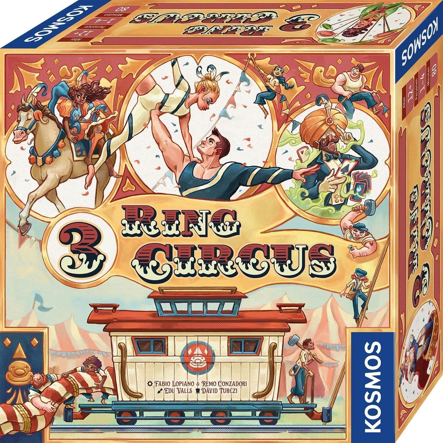 Kosmos - 3 Ring Circus - Brettspiel - Strategiespiel, Gesellschaftsspiel für 1-4 Spieler Kosmos - 3 Ring Circus - Brettspiel - Strategiespiel, Gesellschaftsspiel für 1-4 Spieler