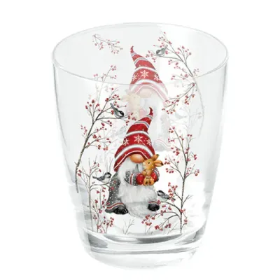 Wasserglas ca. 250 ml - Zwergenumarmung“ - Water glass 0.25 L Dwarf hug - Ambiente Wasserglas ca. 250 ml - Zwergenumarmung“ - Water glass 0.25 L Dwarf hug - Ambiente
