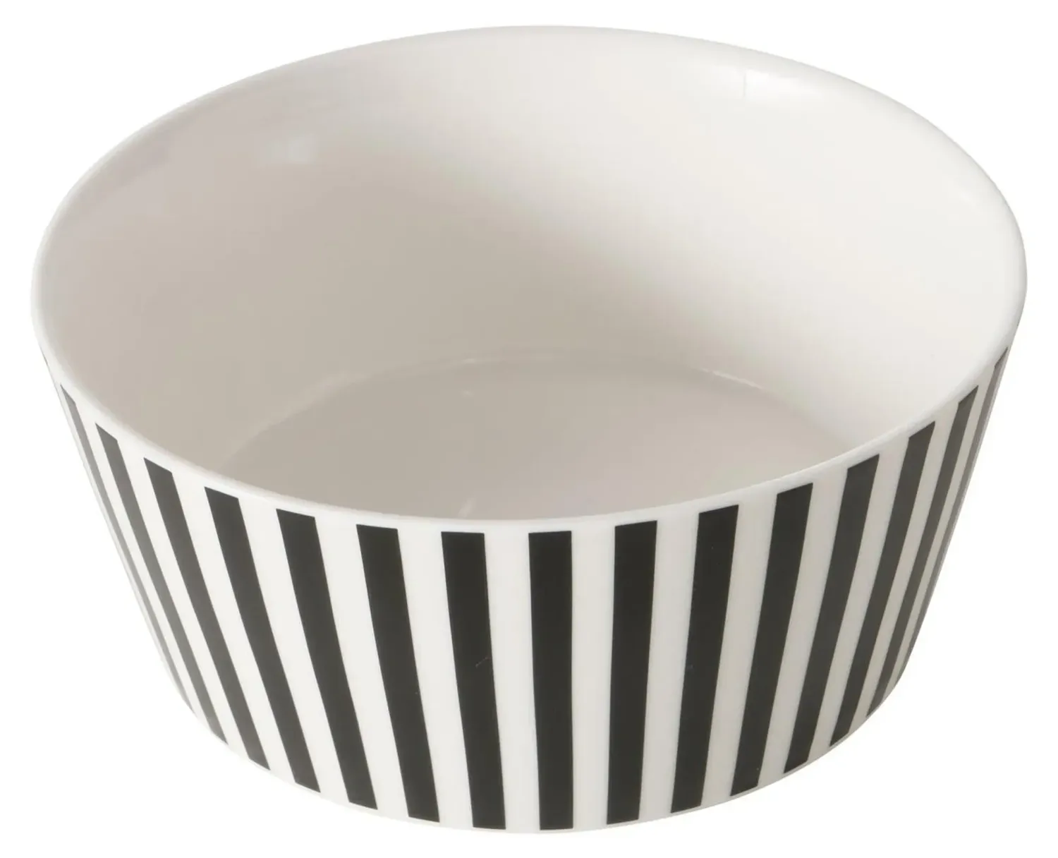 BOLTZE Nordic Schale – weiß/schwarz gestreift, Ø 15 cm - als Schüssel / Suppenschale -Fassungsvermögen von 500 ml BOLTZE Nordic Schale – weiß/schwarz gestreift, Ø 15 cm - als Schüssel / Suppenschale -Fassungsvermögen von 500 ml