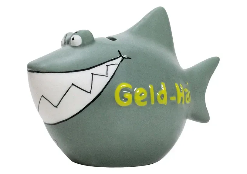 Sparschwein Company Hai Sparschwein Company Hai "Geld-Hai" aus Keramik (B/H/T) 13x11x7,5 cm