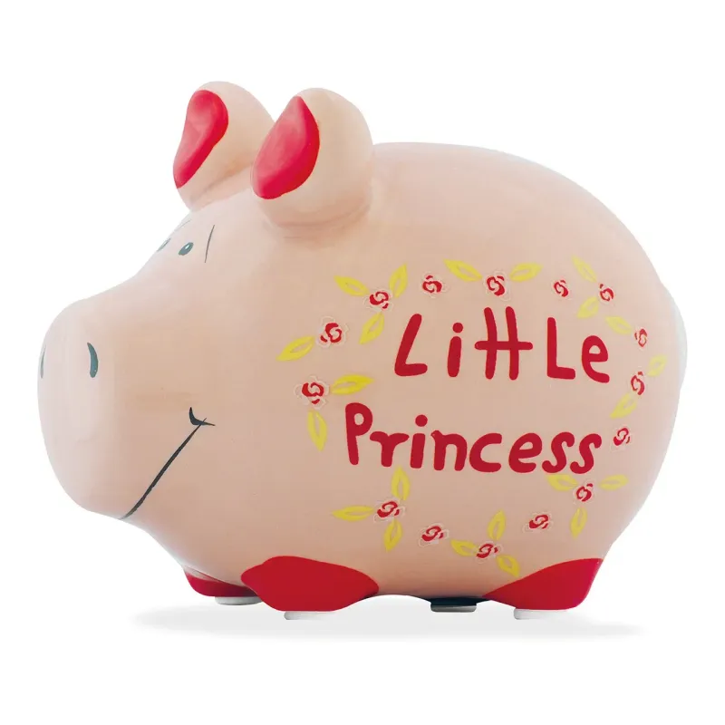 Sparschwein Company Sparschwein Sparschwein Company Sparschwein "Little Princess" aus Keramik, Bunt (B/H/T) 12,5x9x9 cm Kleinschwein