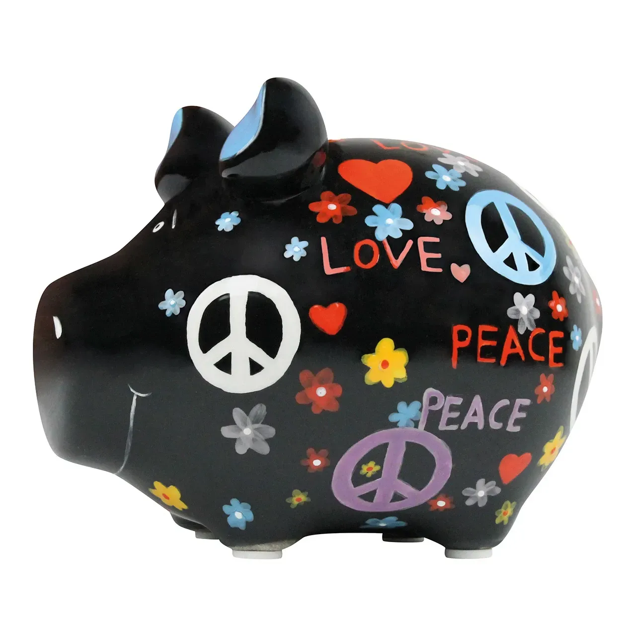 Sparschwein Company Sparschwein Hippie aus Keramik, Bunt (B/H/T) 12,5x9x9 cm Kleinschwein Sparschwein Company Sparschwein Hippie aus Keramik, Bunt (B/H/T) 12,5x9x9 cm Kleinschwein