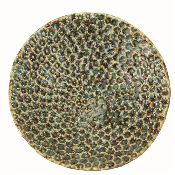 Schale, Muschel, mit Löchern, Keramik, 10,7x10,7x2,7cm Schale, Muschel, mit Löchern, Keramik, 10,7x10,7x2,7cm