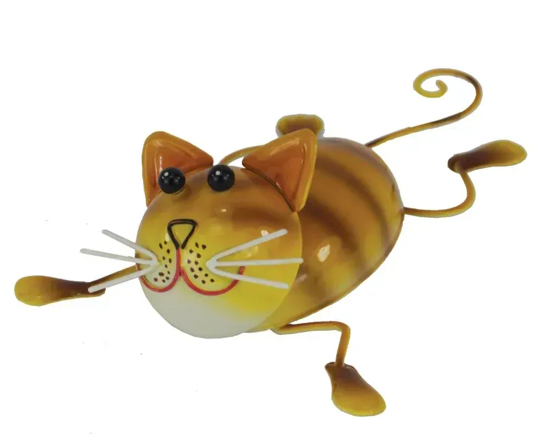 Katze, mit Magnet, Metall, 10x15,5x5cm Katze, mit Magnet, Metall, 10x15,5x5cm