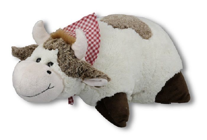 Inware Kissen Kuh 7198 – Kuschelkissen mit Kuhmotiv, Tierkissen, Dekokissen