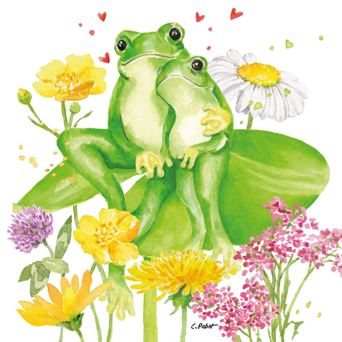 Tina & Tom Servietten mit Froschmotiv · 33 × 33 cm - ppd Tina & Tom Servietten mit Froschmotiv · 33 × 33 cm - ppd
