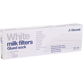 DeLaval Milchfilter weiss  ,Milchfilter 60g weiss 620x60 gekl. Q200