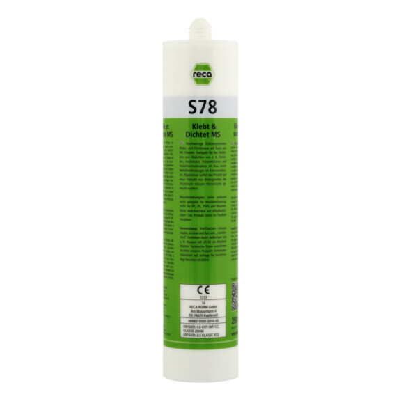 RECA S 78 klebt & dichtet weiss 290 ml RECA S 78 klebt & dichtet weiss 290 ml