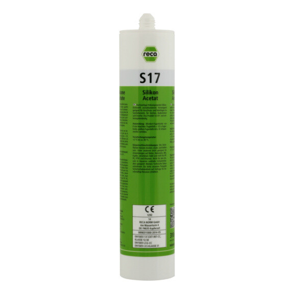 RECA S 17 Silikon Acetat transparent 310 ml RECA S 17 Silikon Acetat transparent 310 ml
