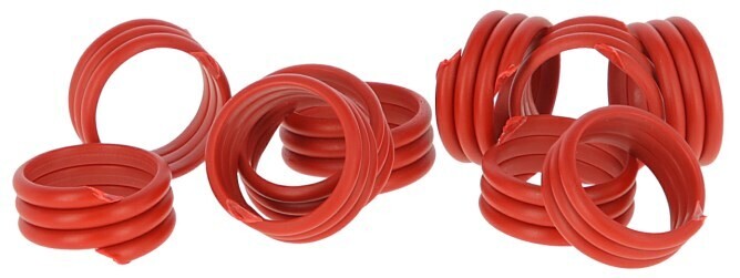 Spiralring, rot