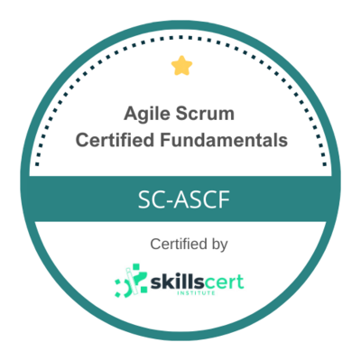 Agile Scrum Certified Fundamentals SC-ASCF