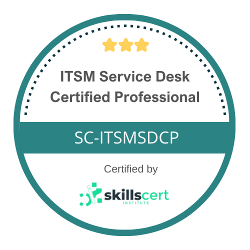 ITSM Service Desk Certified Professional SC-ITSMSDCP