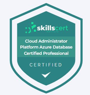 Cloud Administrator Platform Azure Database Certified Professional
