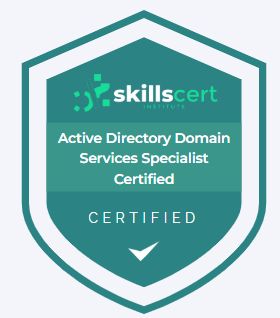 Active Directory Domain Services Specialist Certified