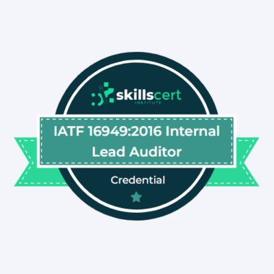 IATF 16949:2016 Internal Lead Auditor