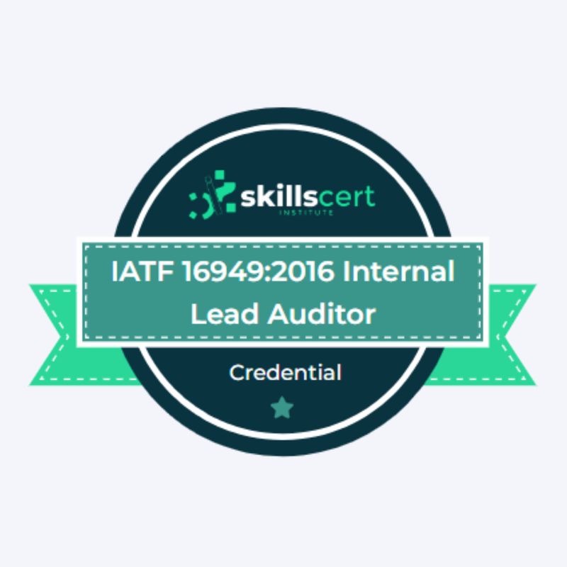 IATF 16949:2016 Internal Lead Auditor