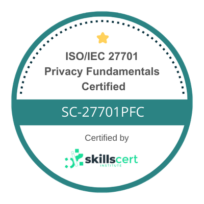 ISO/IEC 27701 Privacy Fundamentals Certified SC-27701PFC