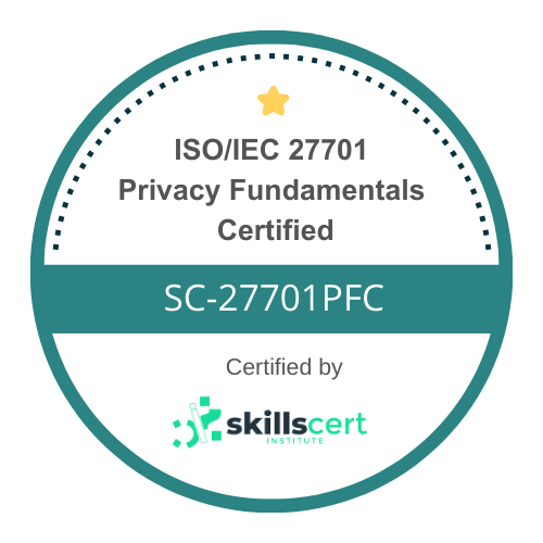 ISO/IEC 27701 Privacy Fundamentals Certified SC-27701PFC