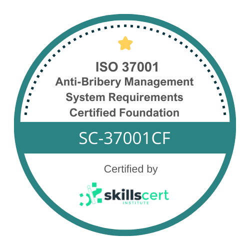 ISO 37001 Anti-Bribery Management System Requirements Certified Foundation