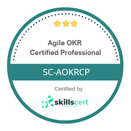 Agile OKR Certified Professional  SC-AOKRCP