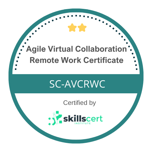 Agile Virtual Collaboration Remote Work Certificate SC-AVCRWC