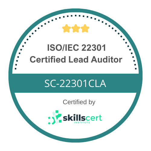 ISO/IEC 22301 Certified Lead Auditor SC-22301CLA