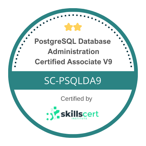 PostgreSQL Database Administration Certified Associate V9  SC-PSQLDA9