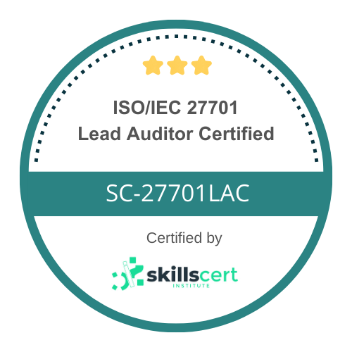 ISO/IEC 27701 Lead Auditor Certified SC-27701LAC