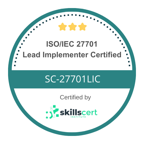 ISO/IEC 27701 Lead Implementer Certified SC-27701LIC