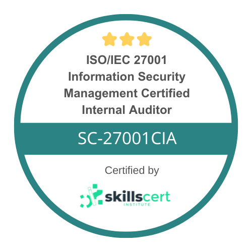 ISO/IEC 27001 Information Security Management Certified Internal Auditor SC-27001CIA