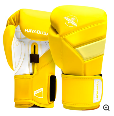 Hayabusa T3 Neon Boxing Gloves - Neon Yellow