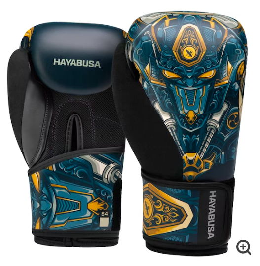Hayabusa S4 Youth Epic Boxing Gloves - Blue Robot