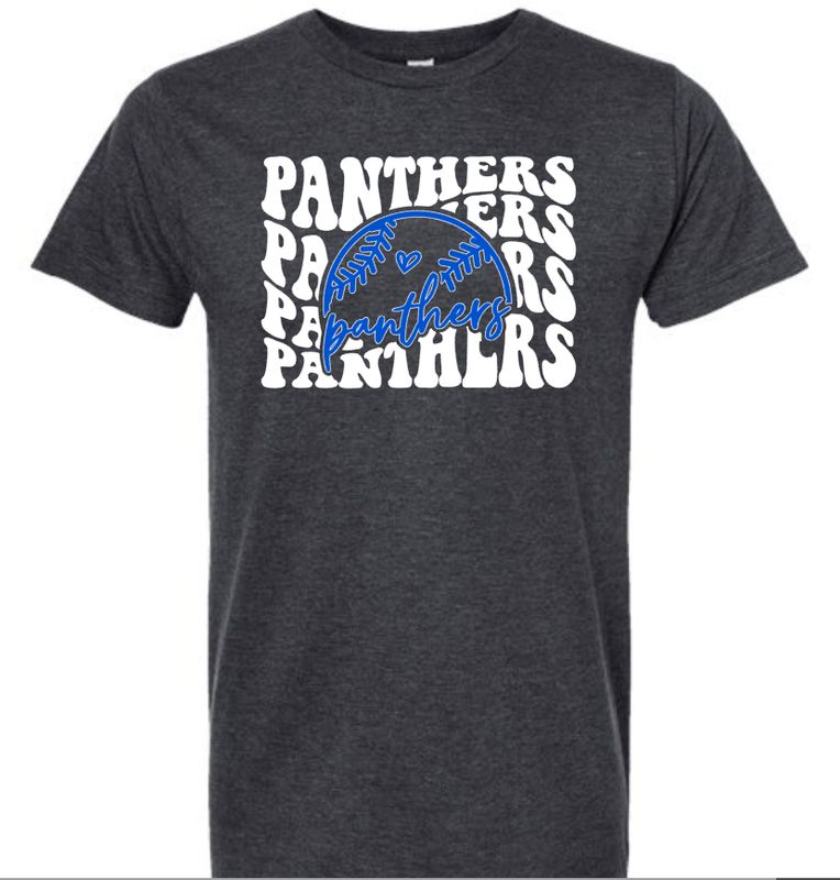 Panthers Retro Softball/ Baseball Spirit Shirt