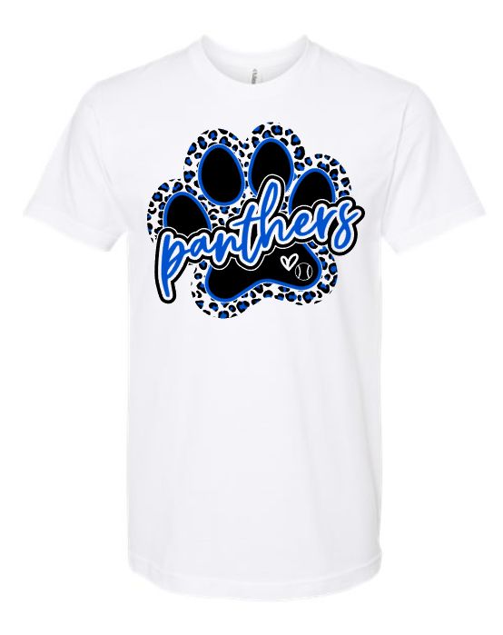 Panther Paw Softball/ Baseball Spirit Shirt
