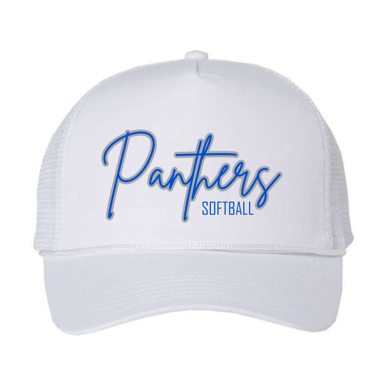 Panther Softball Scripted Trucker Hat