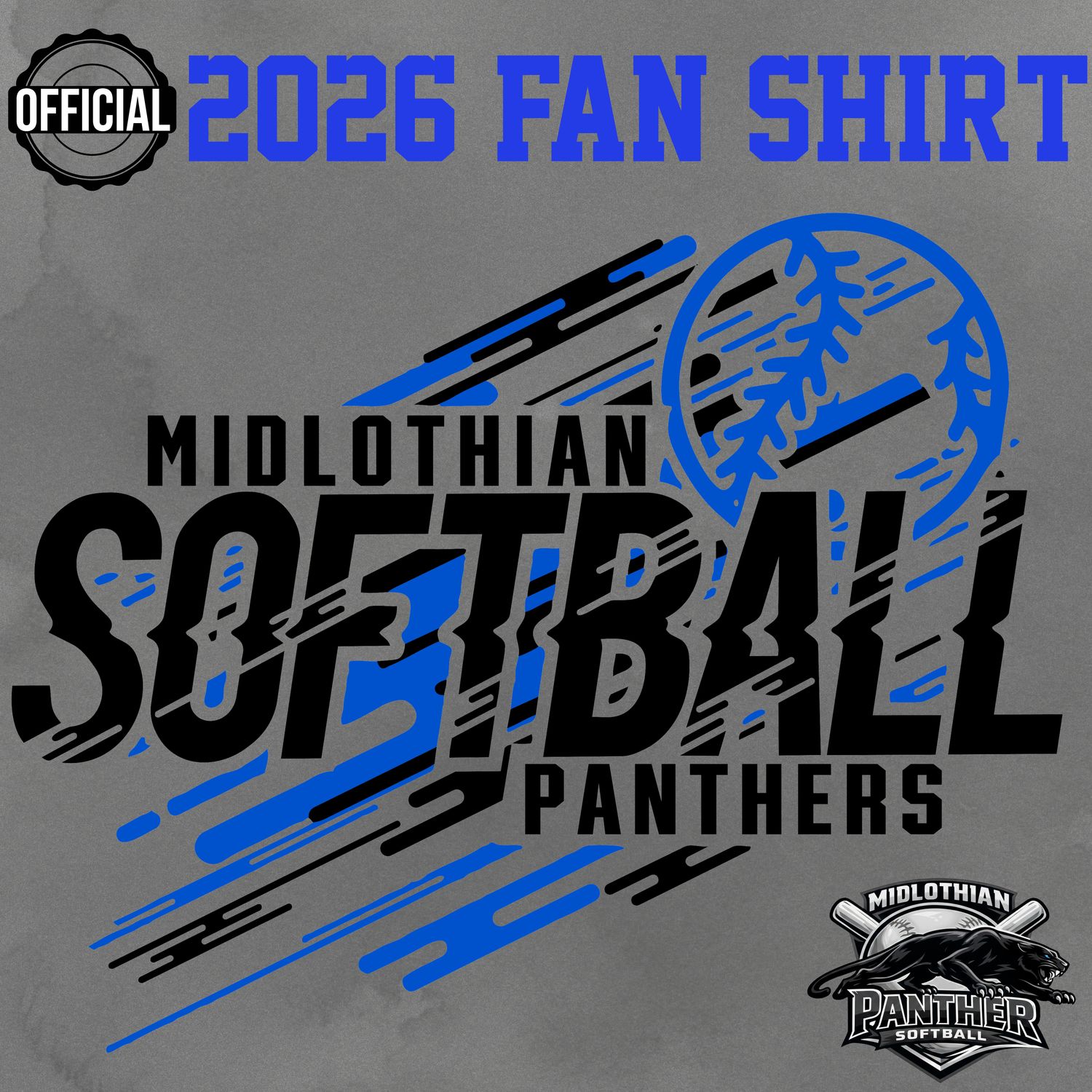 2026 PANTHER SOFTBALL FAN SHIRT