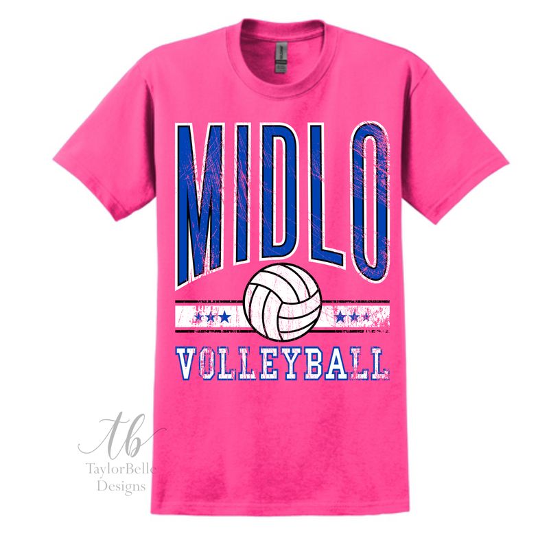 MIDLO VOLLEYBALL DISTRESSED