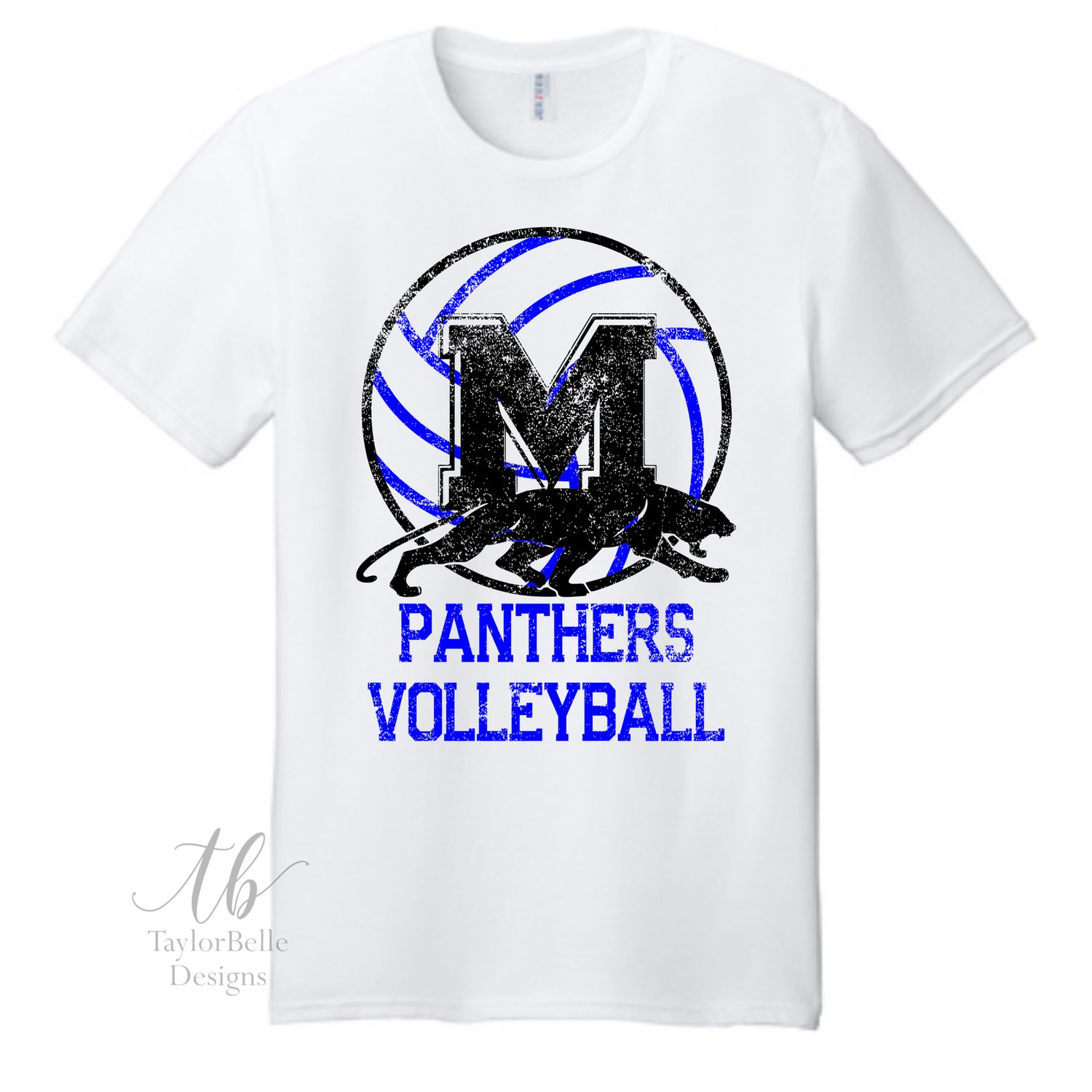 PANTHERS VOLLEYBALL DISTRESSED M
