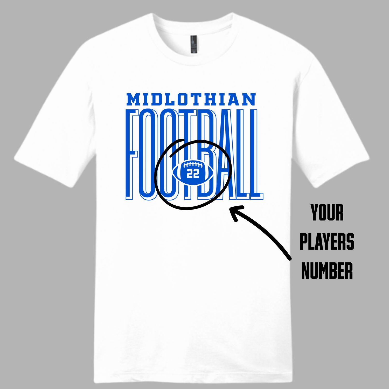 MIDLOTHIAN FOOTBALL- SHADOW