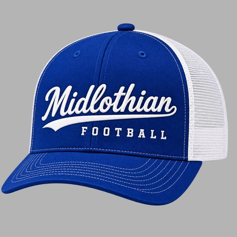 MIDLOTHIAN FOOTBALL TRUCKER HAT