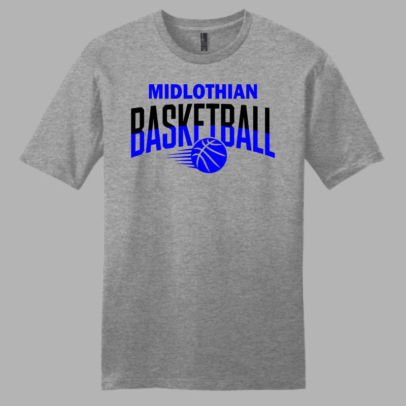 MIDLOTHIAN BASKETBALL RETRO TWO-TONE