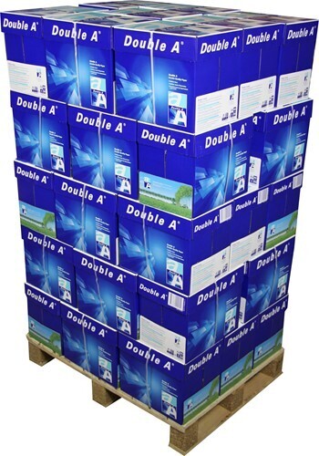 Double A  Premium Copy Paper A4  80 gr. 500/1    250 reams Pallet