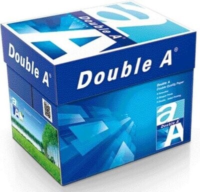 Double A  Premium Copy Paper A4  80 gr. 500/1    250 reams Pallet
